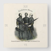 Civil War Heroes Stonewall Beauregard Lee