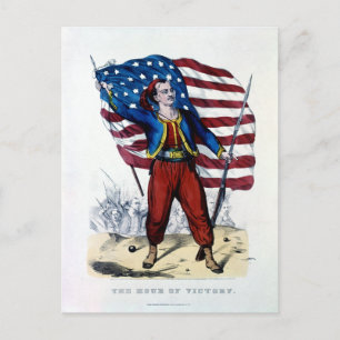 Civil War New York Zouaves Postcard