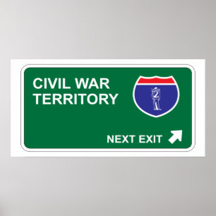 Civil War Next Exit Poster