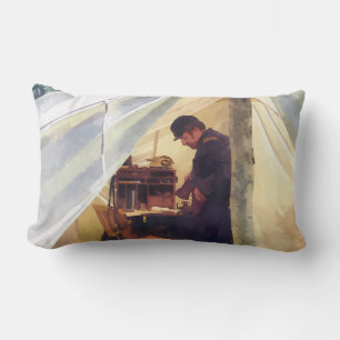 Civil War Officer's Tent Lumbar Pillow