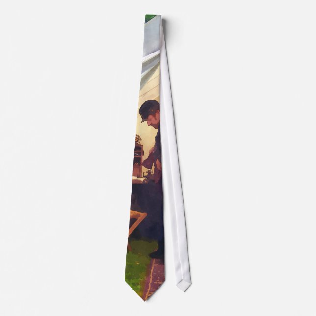Civil War Officer's Tent Tie (Front)