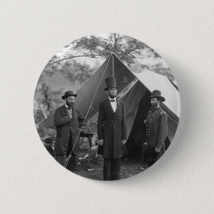 Civil War Photo Circa 1862 2 Inch Round Button