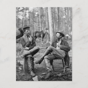 Civil War Pipes, 1864 Postcard