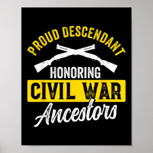 Civil War Reenactment American History Buffs Reena Poster