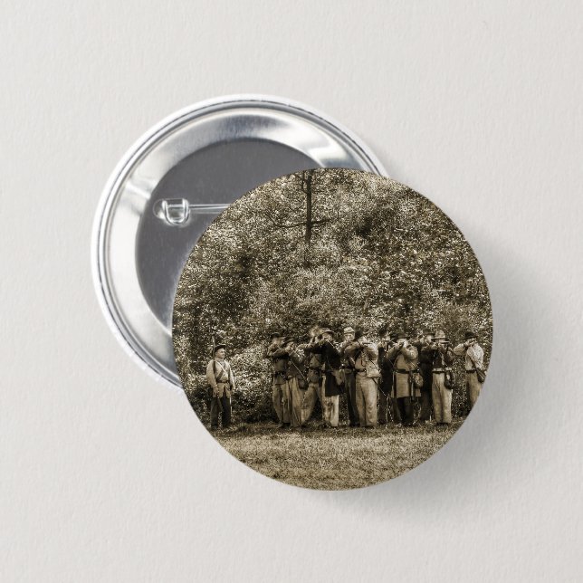 Civil War Soldiers 2 Inch Round Button (Front & Back)
