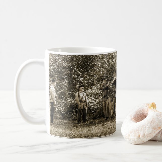 Civil War Soldiers Coffee Mug (With Donut)
