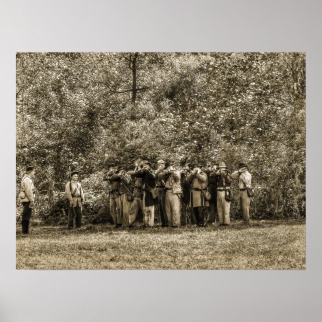 Civil War Soldiers Poster (Front)