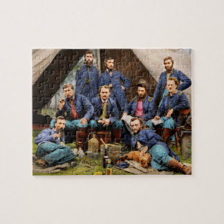 Civil War - The young George Armstrong Custer 1862 Jigsaw Puzzle