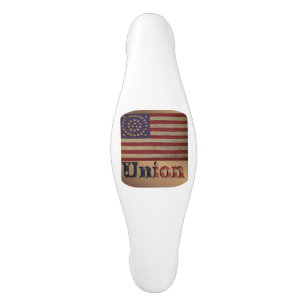 Civil War Union Awesome Charming Flag Ceramic Cabinet Pull