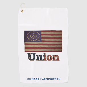 Civil War Union Awesome Charming Flag Classic  Golf Towel
