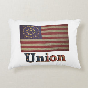 Civil War Union Flag ✨ Antique Historic  Accent Pillow