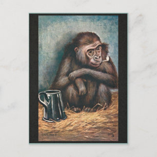 CIVILISED MONKEY POSTCARD