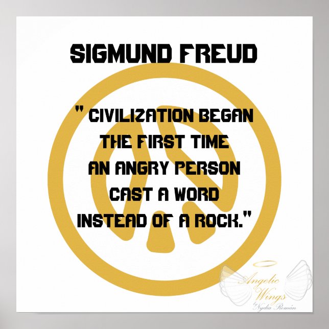 Civilization! Sigmund Freud-Customize Poster (Front)