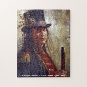 Civilized Warrior, Native American (Lakota) puzzle