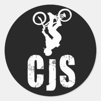 CJS Black Sticker