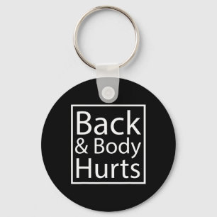 Ck And Body Hurts Cool Yogic Relaxation Yoga Lover Keychain