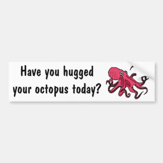 CK- Funny Octopus Bumper Sticker