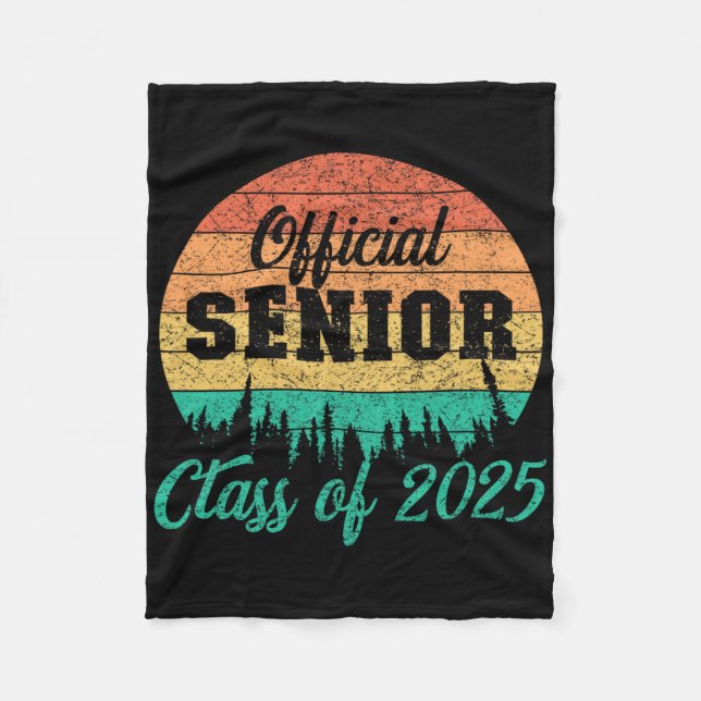 Ck To School4 Senior 2025  Fleece Blanket (Front)