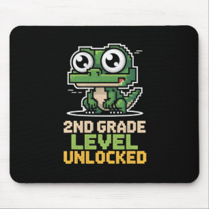 Ck To School 2nd Grade Lizard Gamer Second Level U Mouse Pad