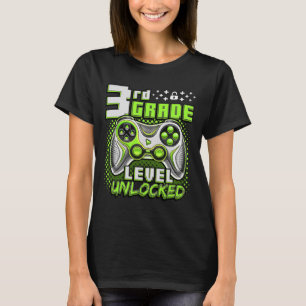 Ck To School 3rd Grade Boys Gamer First Day School T-Shirt