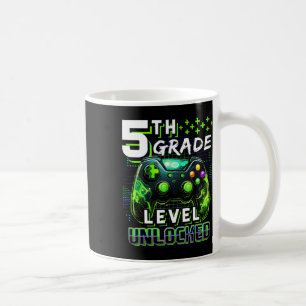 Ck To School 5th Grade Boys Gamer First Day School Coffee Mug