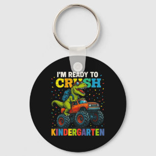 Ck To School Boy Dinosaur I'm Ready To Crush Secon Keychain