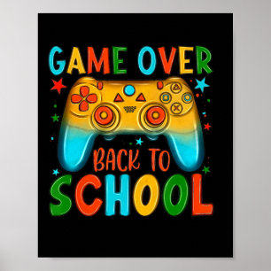Ck To School Fun Game Over Teacher Student Kid  Poster
