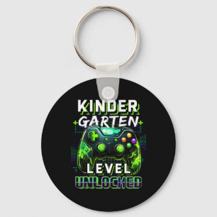 Ck To School Kindergarten Boy Gamer First Day Scho Keychain