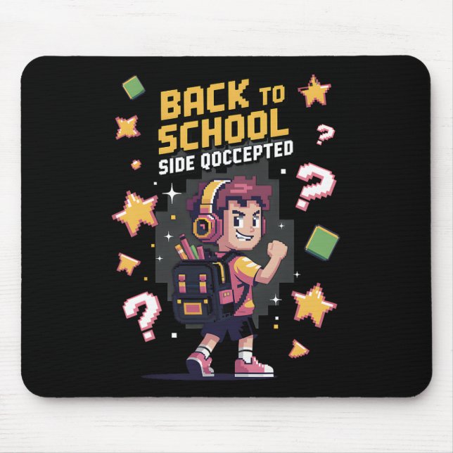 Ck To School Side Quest Accepted Gamer 1  Mouse Pad (Front)