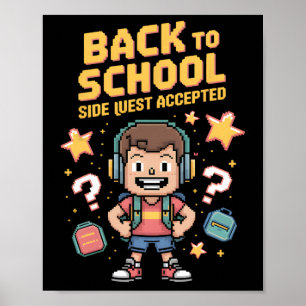 Ck To School Side Quest Accepted Gamer 2  Poster