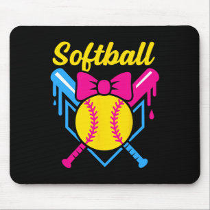 Ck To School Softll Player Ice+cream Softll Drip  Mouse Pad