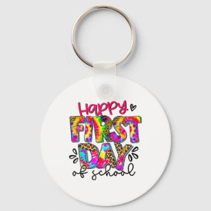 Ck To School Teacher Student Happy First Day Of Sc Keychain