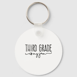 Ck To School Third Grade Is My Jam 3rd Teachers St Keychain