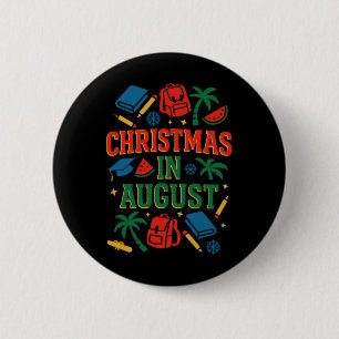 Ck To School Xmas Palm Tree Graduation Christmas I 2 Inch Round Button