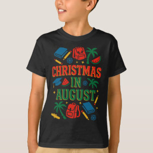 Ck To School Xmas Palm Tree Graduation Christmas I T-Shirt