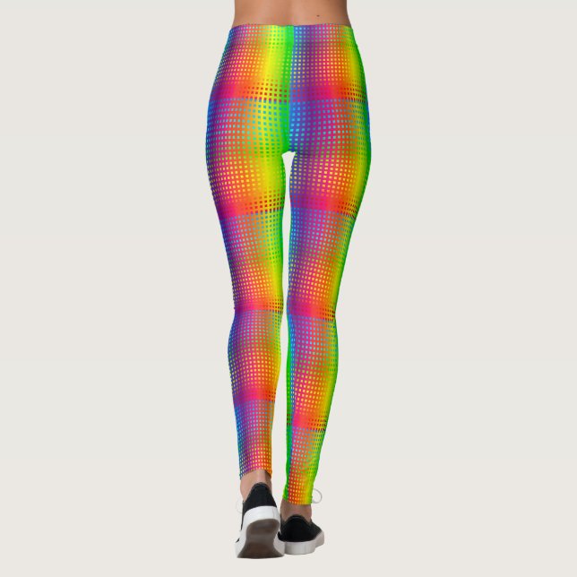 CKC-Gradient Stripes-1-LEGGINGS Leggings (Back)