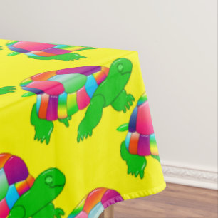CKC Lil Glass Turtle,Yellow-60x104 TABLECLOTH