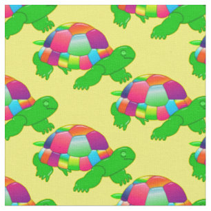 CKC-Lil Glass Turtle, Yellow-Fabric Fabric