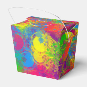 CKC Paint Can Florals-PARTY FAVOR BOX, take out Box