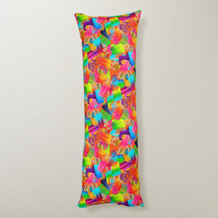 CKC Popsicle Swirls, ORANGE-KIDS BODY PILLOW