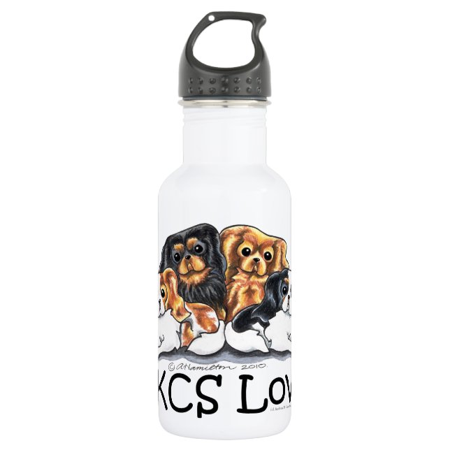 CKCS Lover 532 Ml Water Bottle (Front)