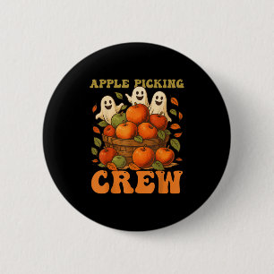 Cking Crew Cking Squad Cute Boo Halloween  2 Inch Round Button