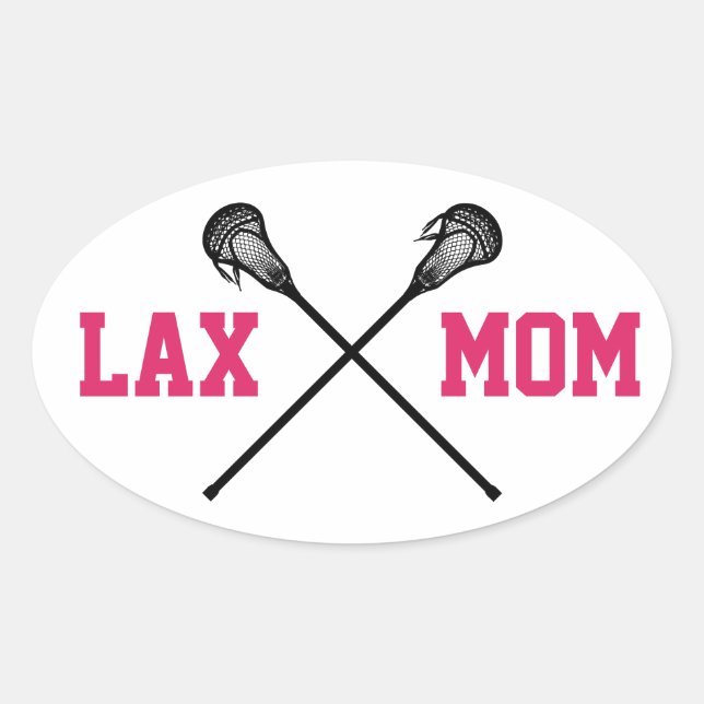 CKL "Lax Mom" Oval Sticker (Front)