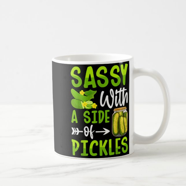 Ckle Lover Funny Sy With A Side Of Ckles  Coffee Mug (Right)