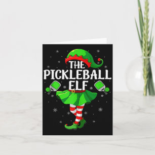 Ckleball Elf Christmas Girls Women Elf Squad Xmas  Card