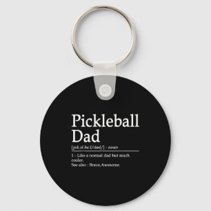 Ckleball Funny Ckleball Dad Quote Definition Fathe Keychain