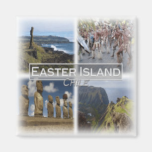 CL0026 America, Chile, Easter Island, Fridge  Magnet