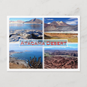 CL Atacama Desert - Green Lagoon - Salar de Talar Postcard