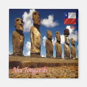 CL - Chile - Isla De Pascua - Ahu Tongariki Magnet