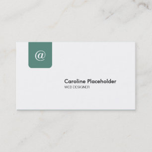 CL Corporate No24B Vintage Green Business Card